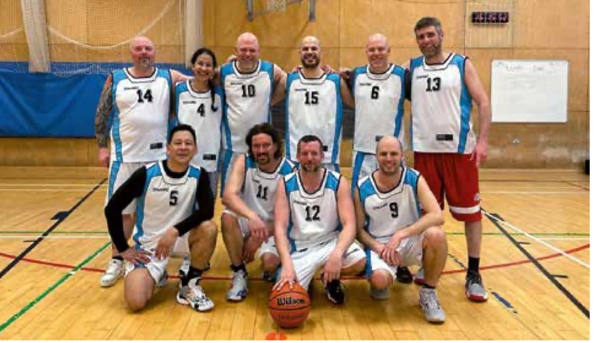 Team des BC Oetwil am See beim Freundschaftsspiel in London